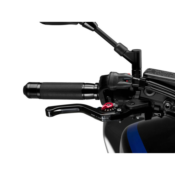 Puig Short V3 Brake (Black Lever With Blue Selector) Red